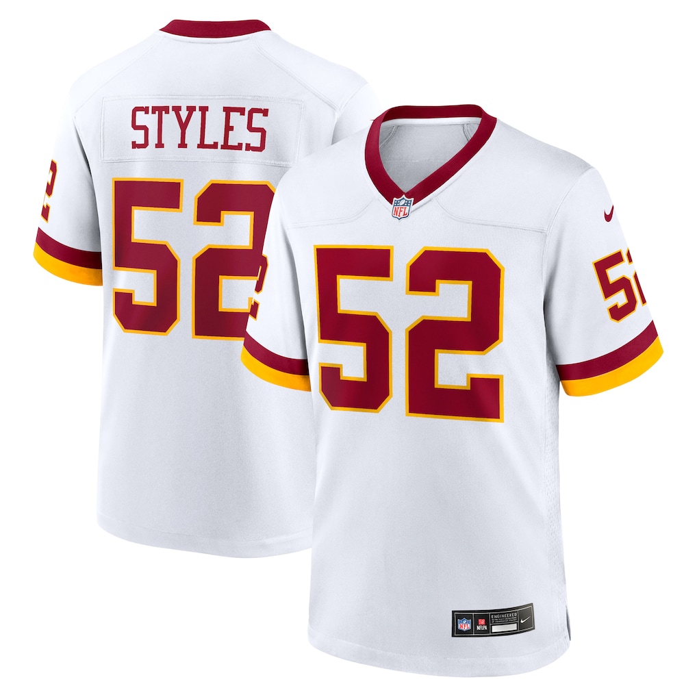Men Washington Commanders #52 Sonny Styles white Nike 2026 NFL Jersey